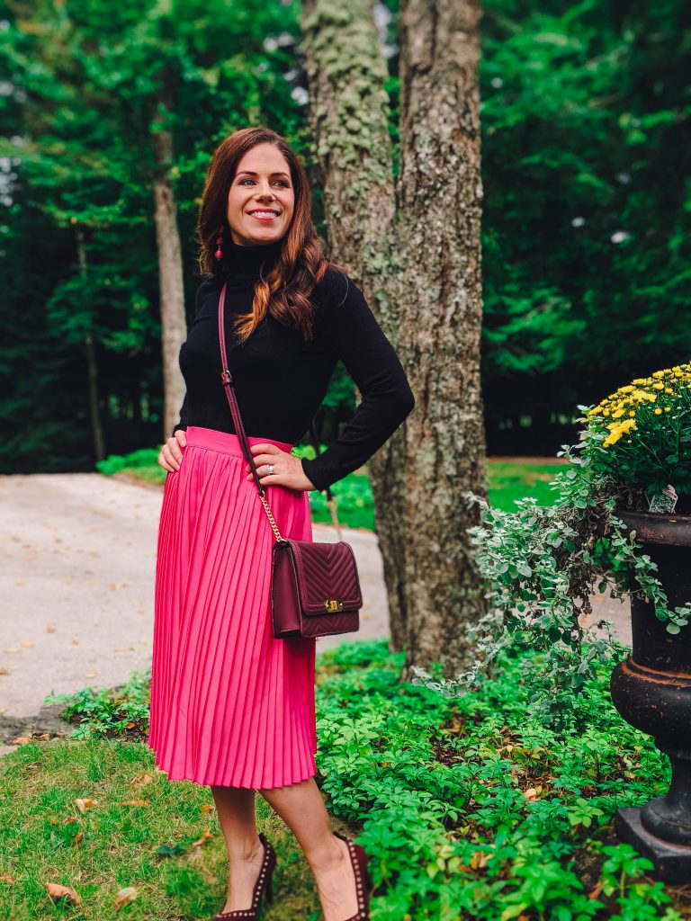 Tuesday Triple: Three ways to wear pleated skirts - Anchored In Elegance