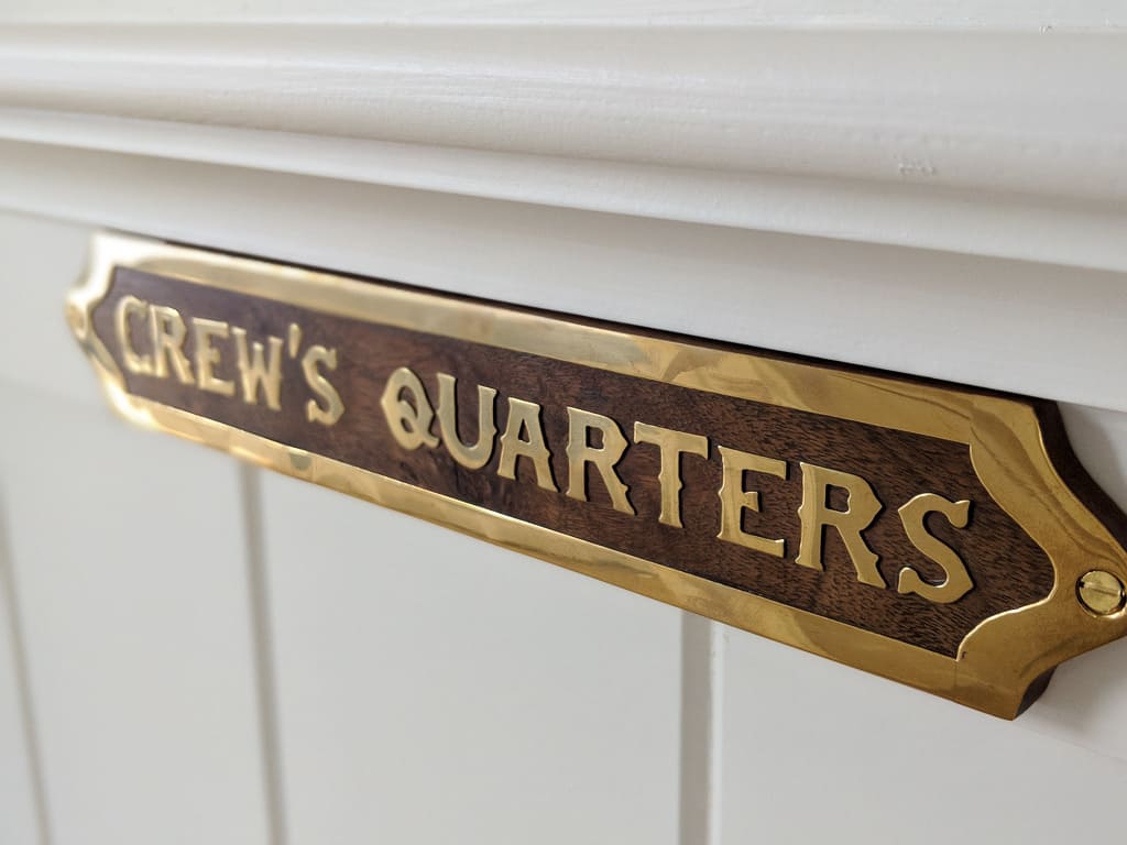 crews quarters sign