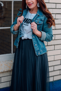 how to style a tulle skirt