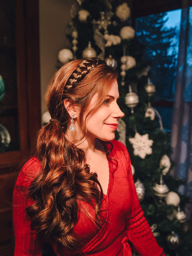 holiday hairstyles: how to style a braided headband