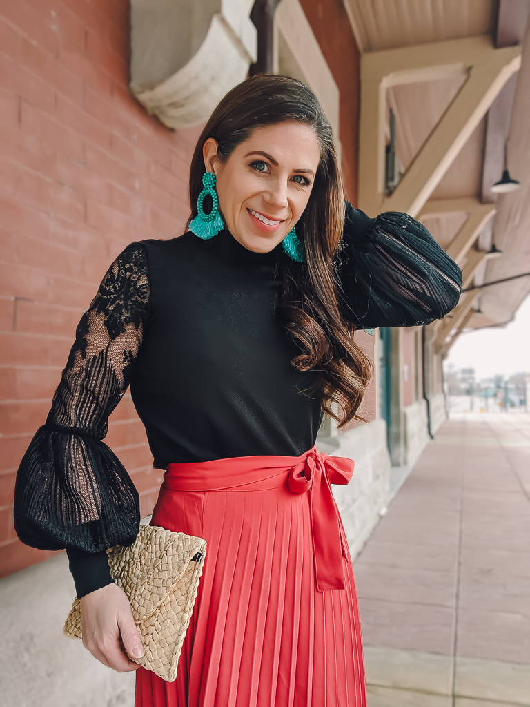 how to style a lantern sleeve top 3 ways