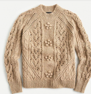 sweaters for her - a cable knit with pizazz