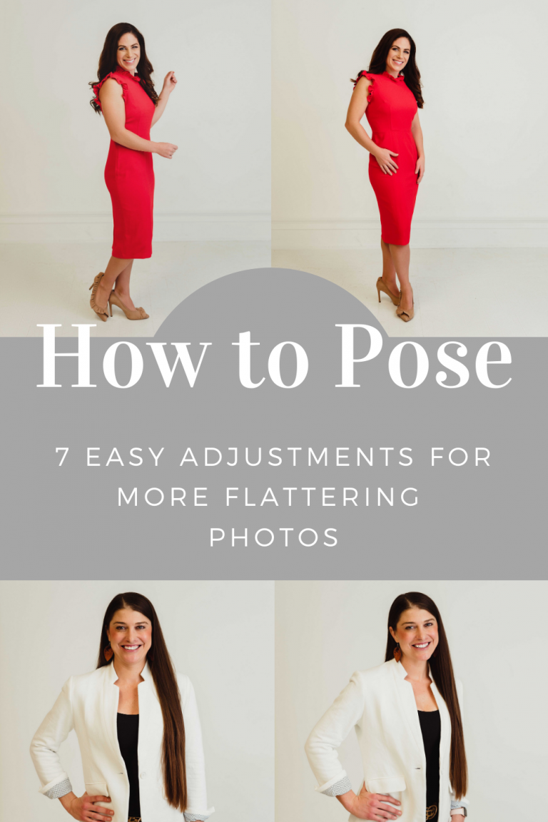 how to pose - 7 ways to look better on camera