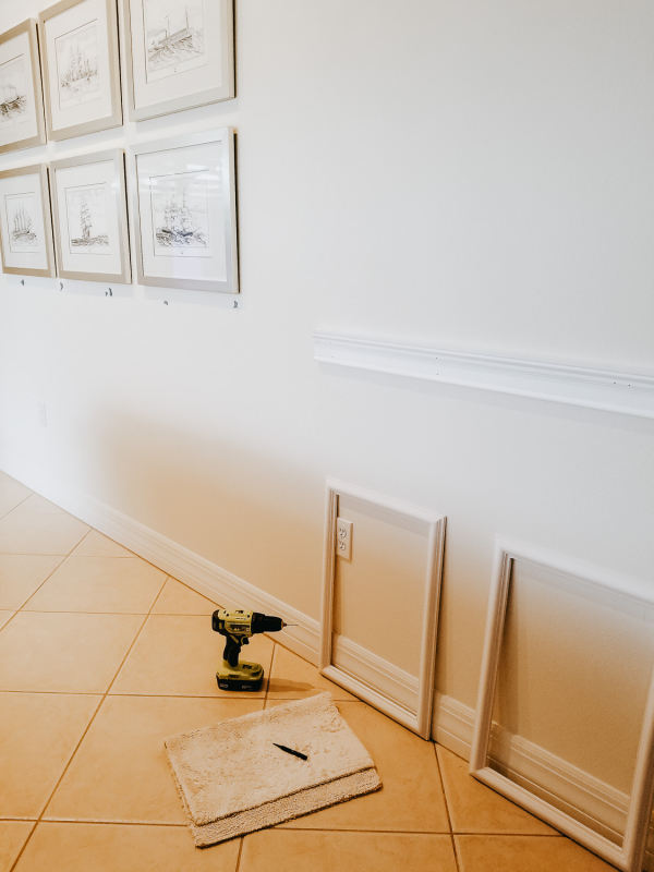 The Easiest DIY Chair Rail Anchored In Elegance