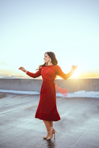 best red sweater dresses