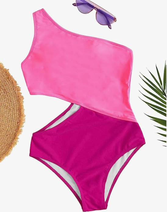 best amazon swimsuits for moms color block monokini