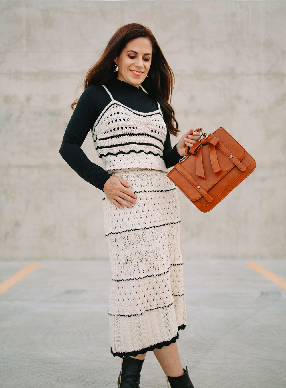 how to style crochet dresses for fall