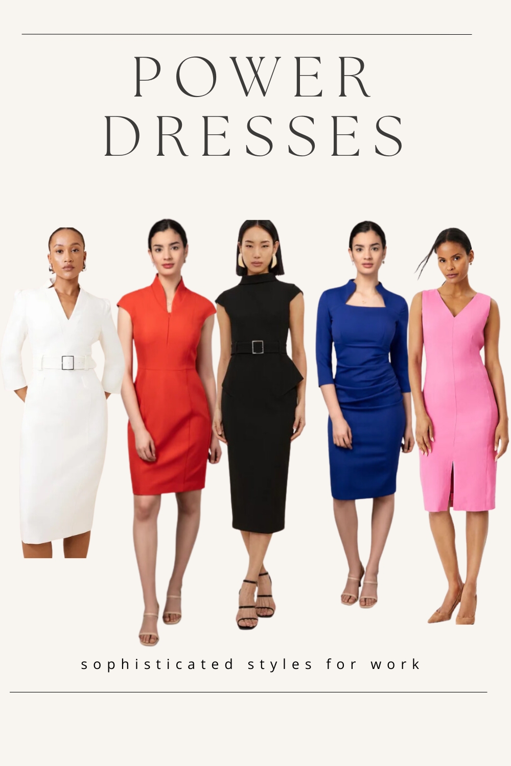 Power Dresses for Work Blending Style Function Anchored In Elegance