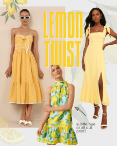 choosing the right yellow