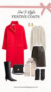red coat outfit ideas