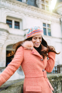 what to pair with a colorful coat