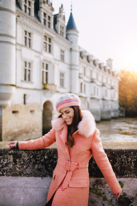 how to style a colorful coat with confidence
