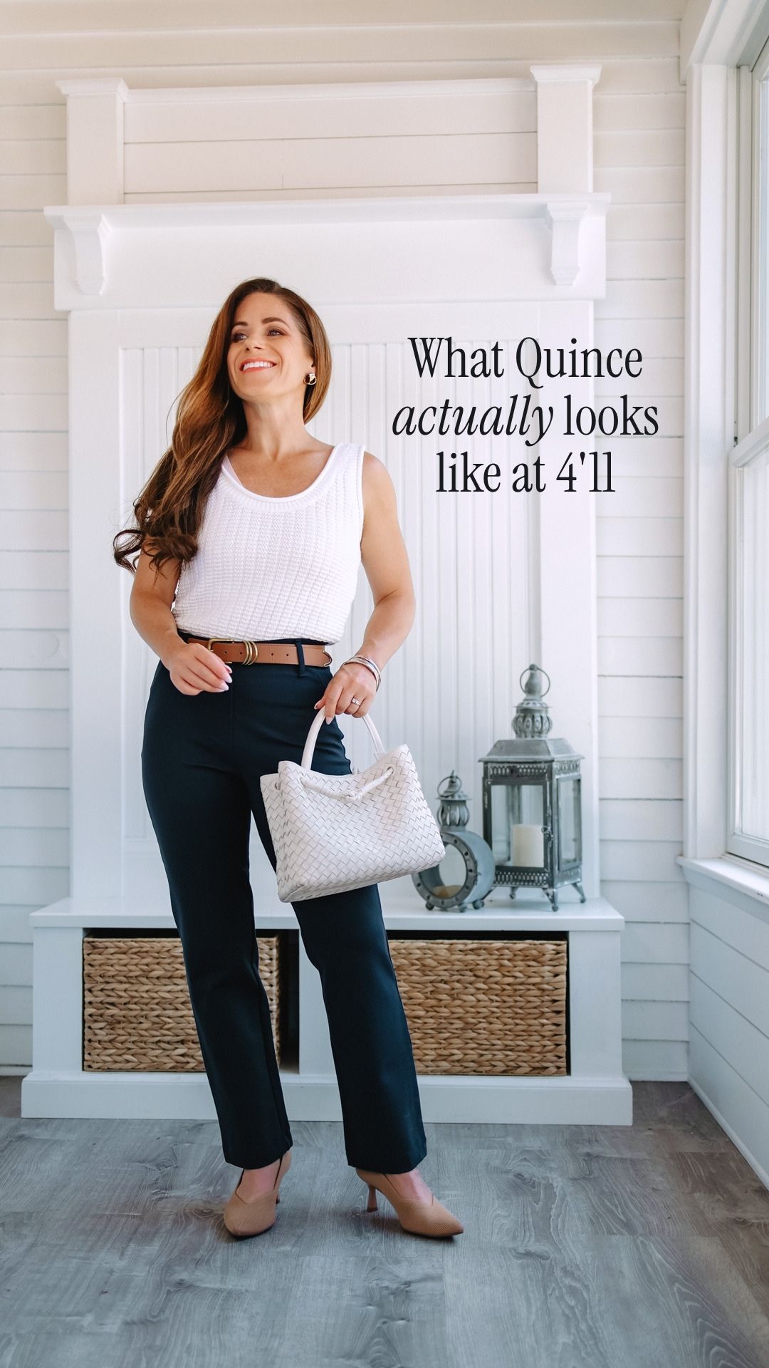 Quince Ponte Pant in Extra Short